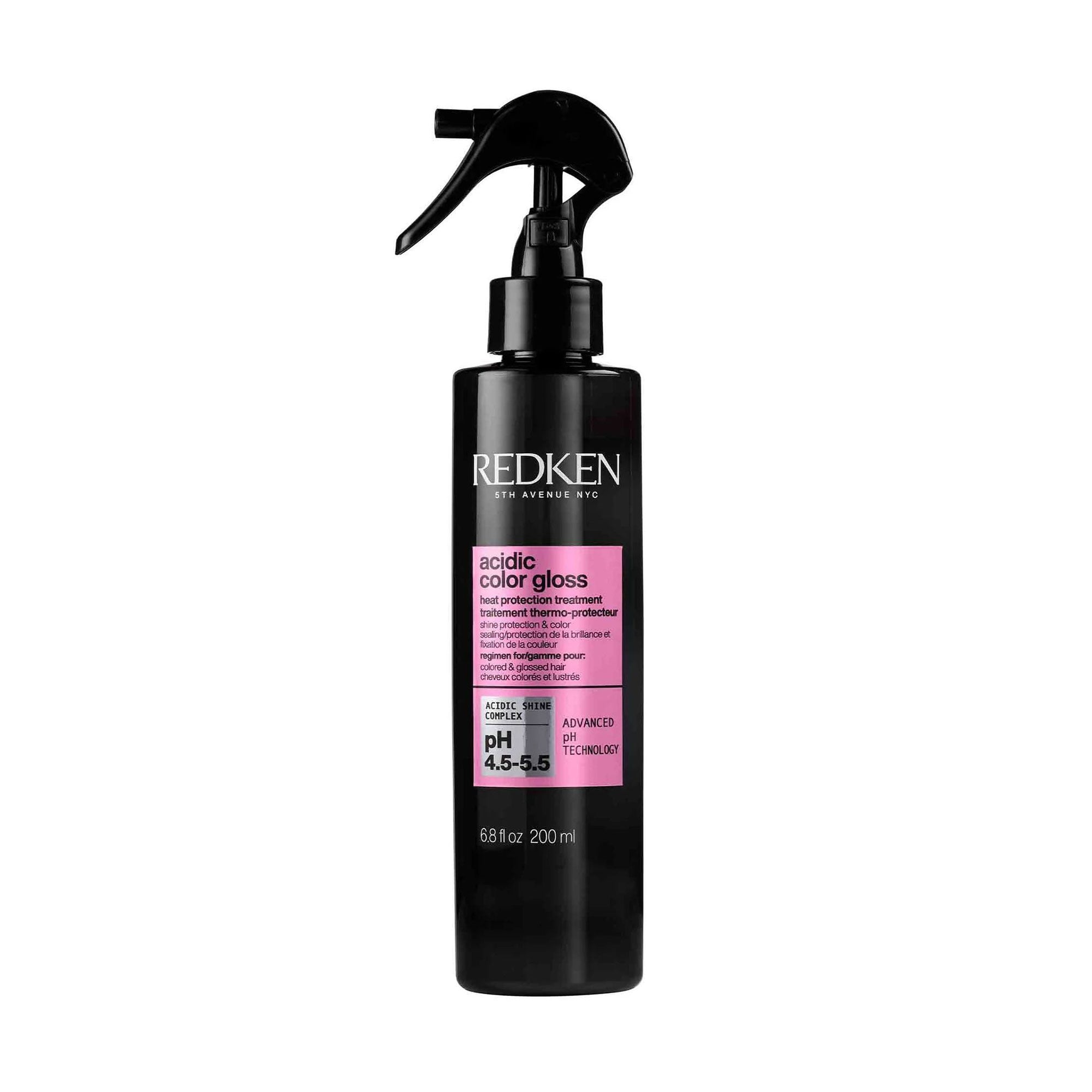 Термозахисний спрей Redken Acidic Color Gloss Heat Protection Treatment для захисту кольору та сяяння фарбованого волосся, 190 мл