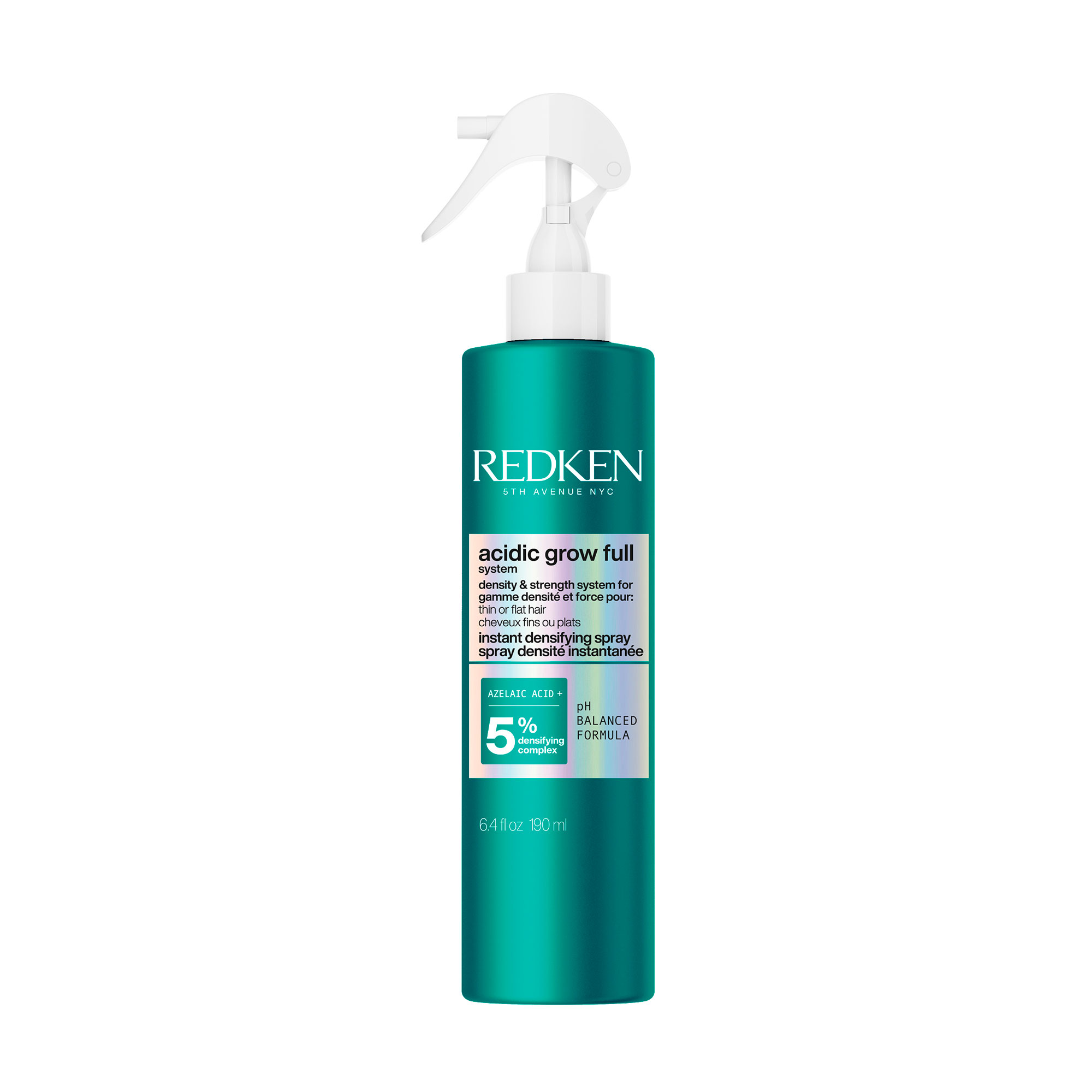 Термозахисний спрей Redken Acidic Grow Full System Spray Treatment для збільшення густоти волосся, 190 мл